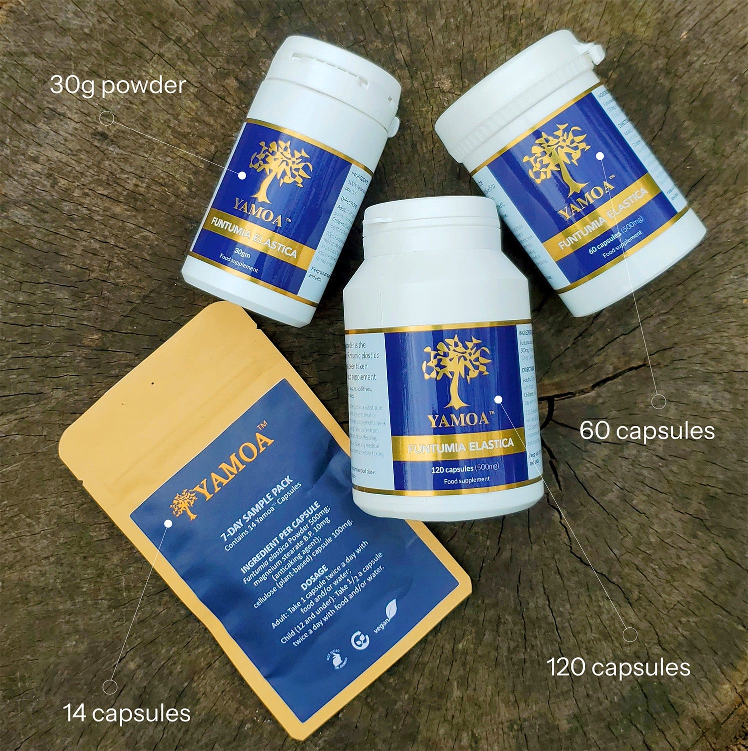 Yamoa™ Powder & Capsules Respiratory Support