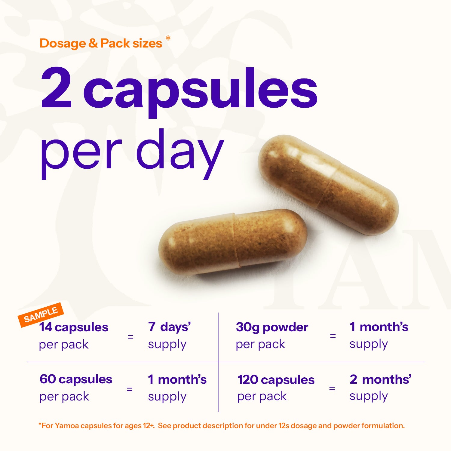 Yamoa™ Powder & Capsules Respiratory Support