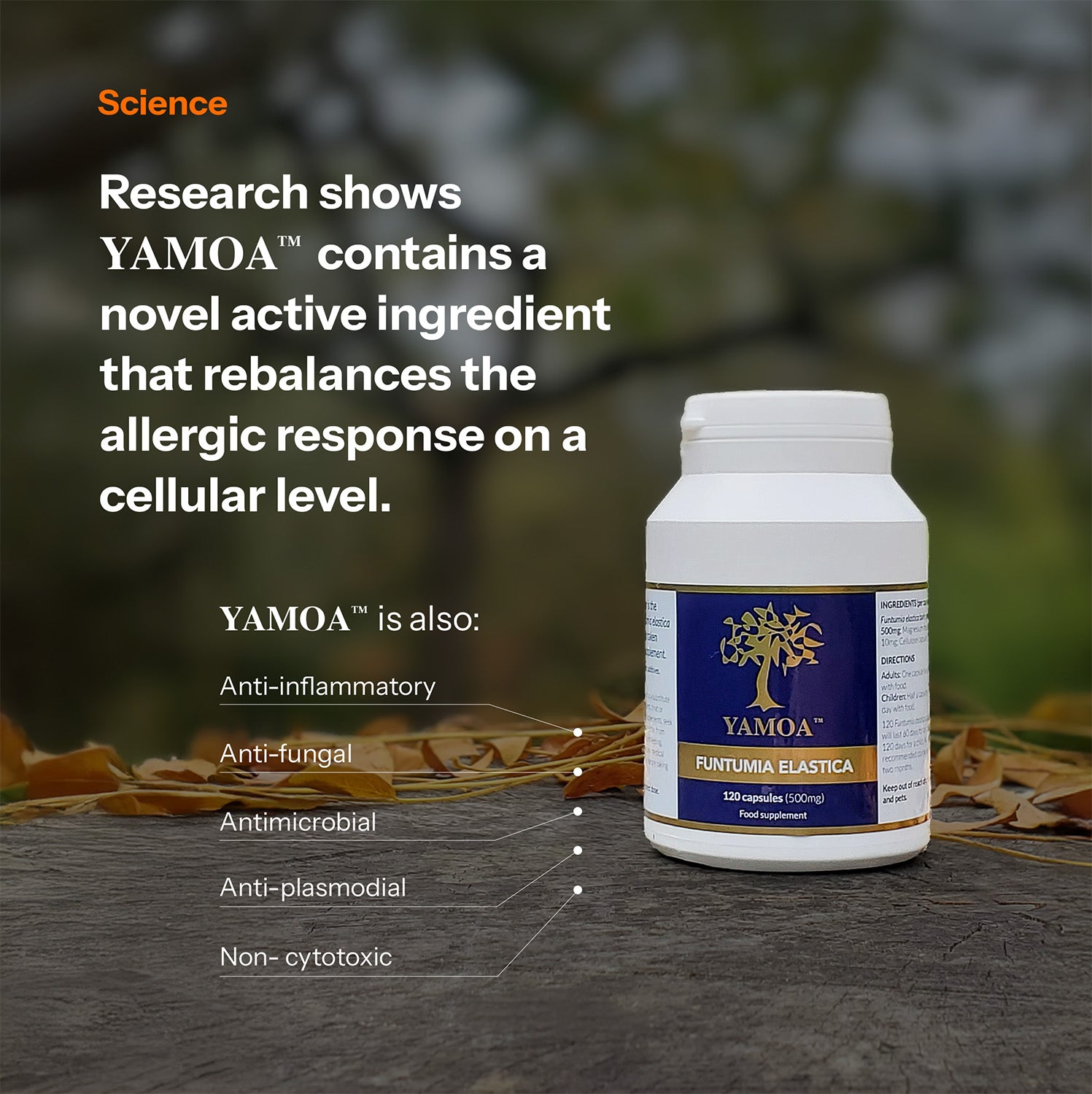 Yamoa™ Powder & Capsules Respiratory Support